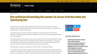 
                            6. New unified portal launching this summer for access to Purdue online ...