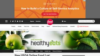 
                            9. New USDA Online Food Log: SuperTracker | Food Network ...