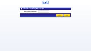 
                            2. New User or Forgot Password - online.nymcu.org