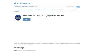 
                            7. New York Child Support Login | Make a Payment