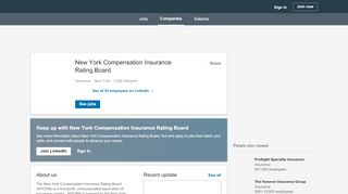 
                            1. New York Compensation Insurance Rating Board | LinkedIn