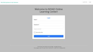 
                            1. New York Institute of Art & Design - Login