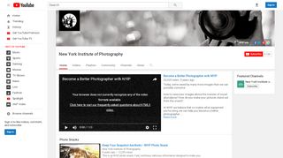 
                            7. New York Institute of Photography - YouTube
