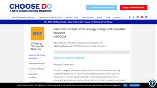 
                            5. New York Institute of Technology College of Osteopathic ...