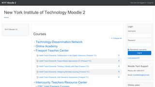 
                            6. New York Institute of Technology Moodle 2