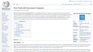 
                            9. New York Life Insurance Company - Wikipedia