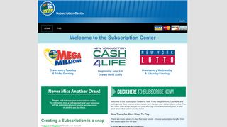 
                            2. New York Lottery Subscription Center