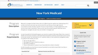 
                            9. New York Medicaid | Benefits.gov