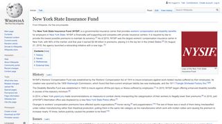 
                            5. New York State Insurance Fund - Wikipedia