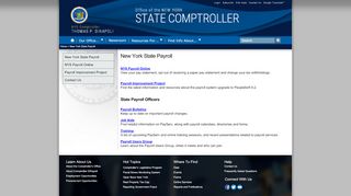 
                            4. New York State Payroll - Office of the State Comptroller