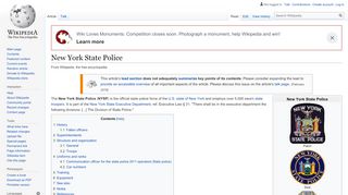 
                            9. New York State Police - Wikipedia