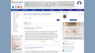 
                            9. New York Teachers Chatboard – Teachers.Net