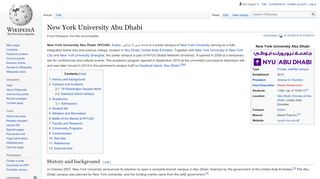 
                            7. New York University Abu Dhabi - Wikipedia