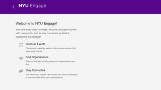 
                            2. New York University | NYU Engage - OrgSync