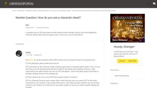 
                            8. Newbie Question: How do you use a character sheet? - Obsidian ...
