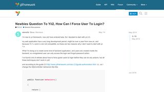 
                            2. Newbies Question To Yii2, How Can I Force User To Login? - General ...