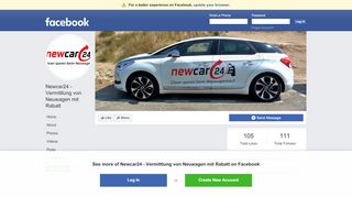 
                            7. Newcar24 - Vermittlung von Neuwagen mit Rabatt - facebook.com