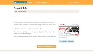 
                            9. Newcar24.de whois history records - Easy Counter