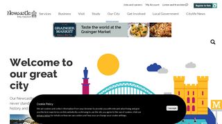 
                            2. Newcastle City Council: Welcome to our great city