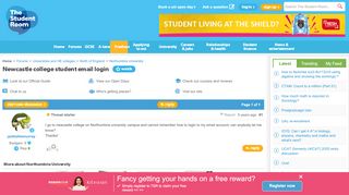 
                            5. Newcastle college student email login - The Student Room