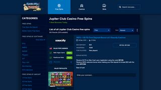 
                            4. Newest Jupiter Club Casino Free Spins Bonuses ...