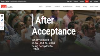 
                            9. Newly Admitted Students | After Acceptance | UTMB School of Nursing ...