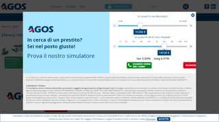 
                            5. News dal mondo di Agos: visita la sezione