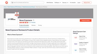 
                            7. News Exposure Reviews 2019: Details, Pricing, & Features | G2