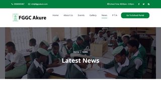 
                            2. News - Federal Government Girls College, Akure