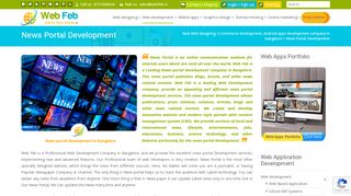 
                            6. News Portal Development - Web designing Bangalore