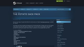 
                            3. News - The Potato Sack Pack - Steam