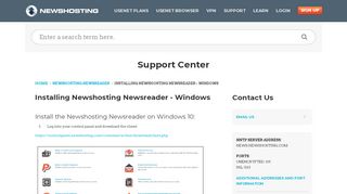 
                            6. Newshosting | Installing Newshosting Newsreader - Wind...