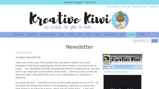 
                            9. Newsletter - Kreative Kiwi Embroidery Designs