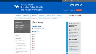 
                            9. Newsletter - School of Public Health and Health Professions ...