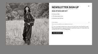 
                            7. Newsletter Sign up | H&M IS