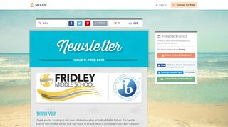 
                            8. Newsletter | Smore Newsletters for Education