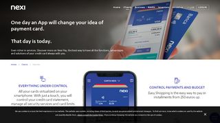 
                            4. Nexi Pay: manage the online services of your cards with an ...