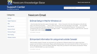 
                            2. Nexicom Email | Nexicom Knowledge Base