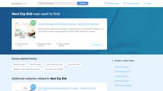 
                            5. Next Erp Bvb at top.accessify.com