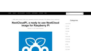 
                            7. NextCloudPi, a ready to use NextCloud image for …