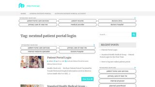 
                            5. nextmd patient portal login | Patient Portal Login