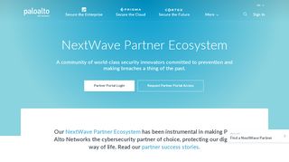 
                            3. NextWave Partner Ecosystem - Palo Alto Networks