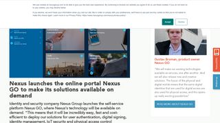 
                            3. Nexus launches the online portal Nexus GO - Nexus Group