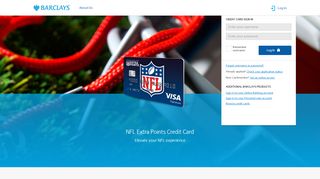 
                            8. NFL Extra Points Credit Card - Barclays