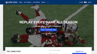 
                            5. NFL Game Pass | Replay Every NFL Game of the Season