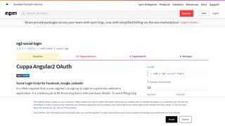 
                            2. ng2-social-login - npm