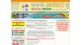 
                            2. NGO Partnership Registration | NGOs India