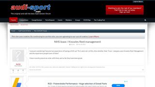 
                            8. NHS lease / Knowles fleet management | Audi-Sport.net