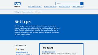 
                            10. NHS login - NHS Digital