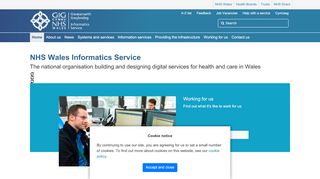 
                            1. NHS Wales Informatics Service | Information Services - Health in Wales